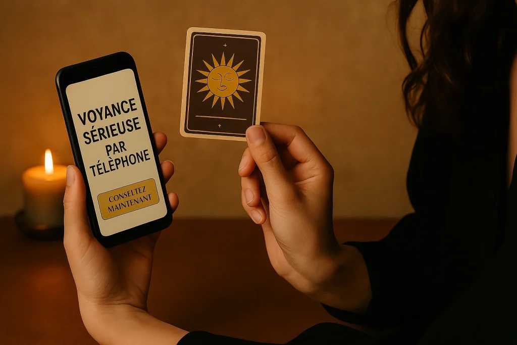 Illustration d’une séance de voyance sérieuse par téléphone